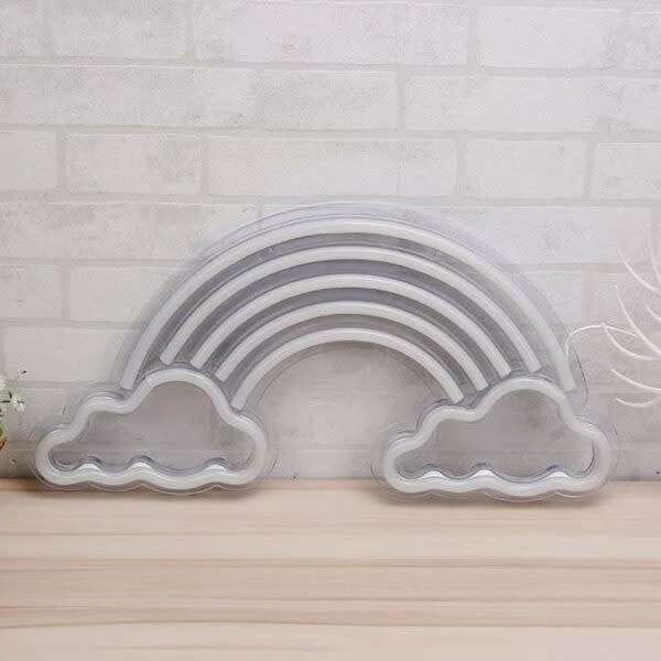 Led Rainbow Cloud Neon Sign
