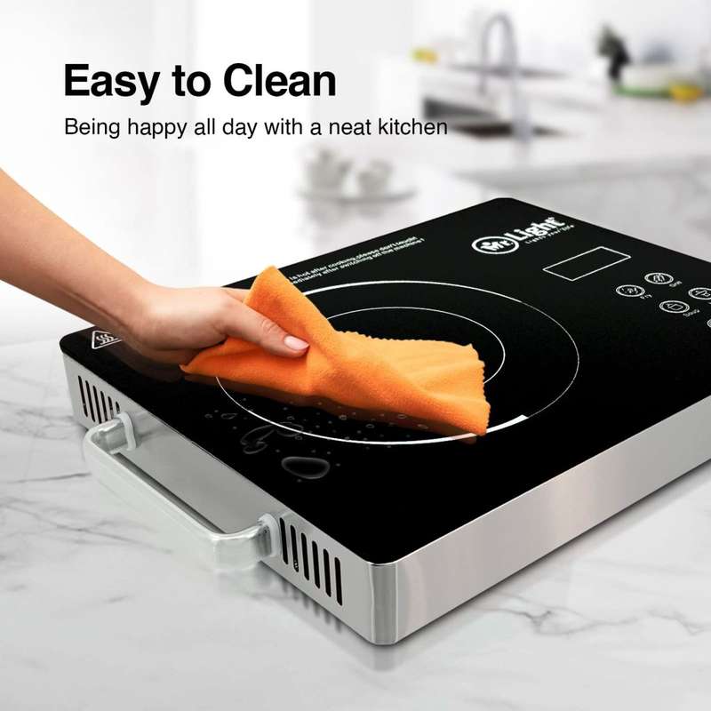 110V 3500W High Heating Power Induction Stove Tabletop Cooker Stationary Sensor Touch Smart Wok