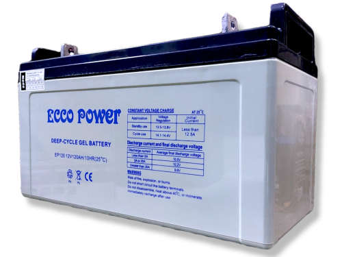 12V 120AH Gel Battery Ecco