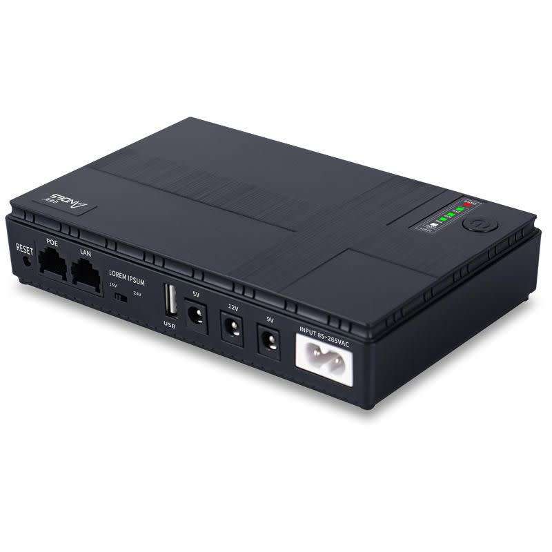 10400mah Lithium Battery UPS 9v 12v Dc 15v 24v Poe Mini UPS
