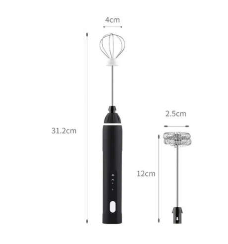 Electric Hand Mixer With 3 Speed Adjustable And USB Rechargeable