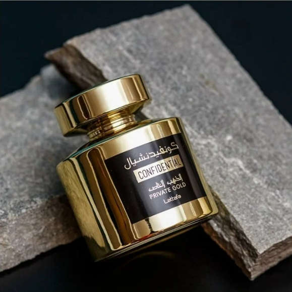 Confidential Private Gold Lattafa Perfumes 100ml Unisex - Original
