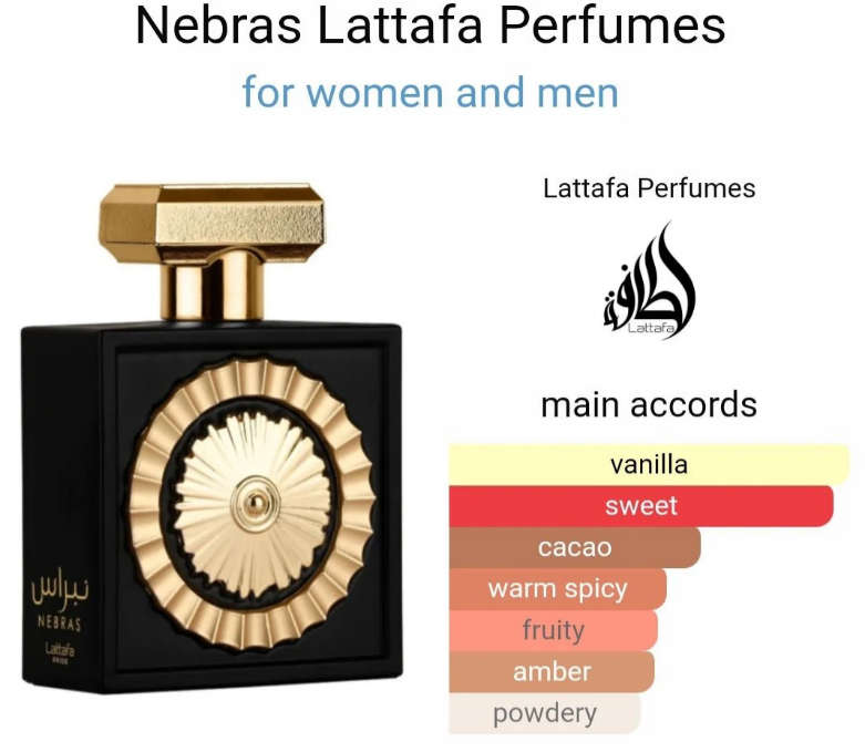 Nebras Lattafa Perfumes Edp 100ml - Original