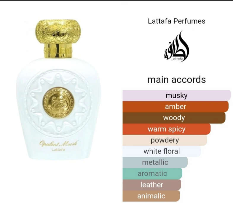 Opulent Musk Lattafa Perfumes Edp 100ml Unisex  - Original