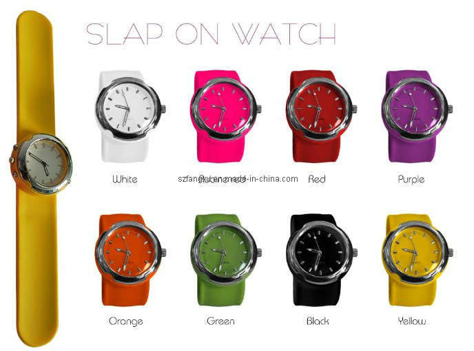 Great Gift SLAP ON STRAP WATCH - Quartz Movement Watch slap on wrist watch!
