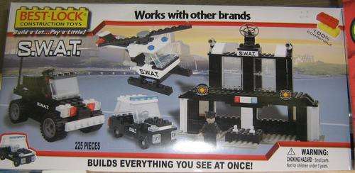 225 Pieces S.W.A.T police station building blocks