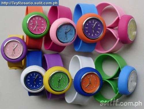 Water Resistant - Funky Quartz Movement Colourfull slap on Watch!