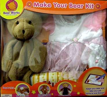 LARGE 40cm Bear works, Adopt a bear, Everything to make your own bear! R1 No Reserve Auction