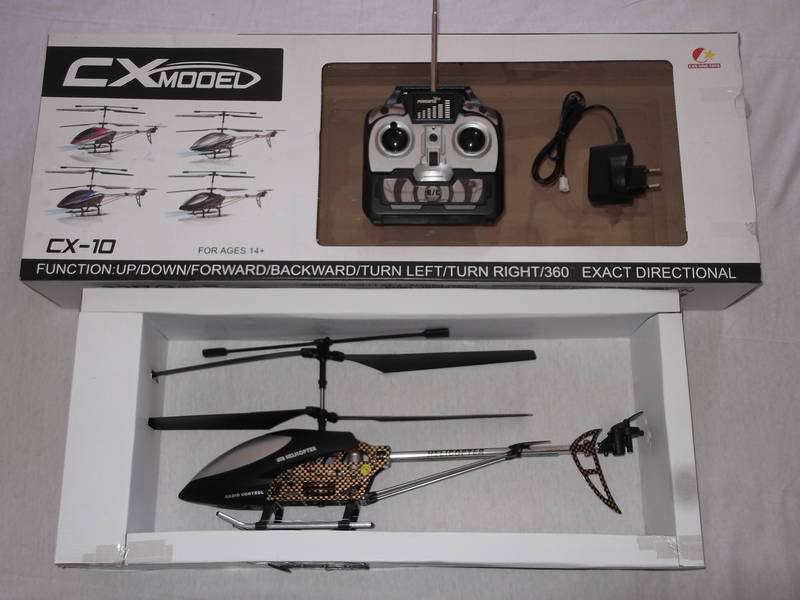 HUGE 575mm!  CX-10 - 3.5 Channel Aloy Remote control Helicopter - Build in GYRO! Great Gift idea!
