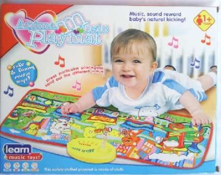 Music carpet, carpet fun, Music notes with Animal Sounds  - R1 no reserve