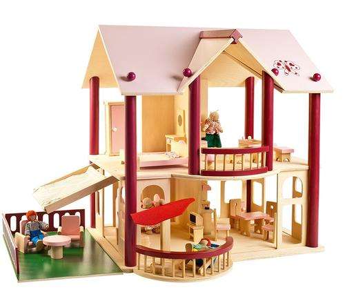 75cm HUGE! Wooden Doll House with all Asseccories, Great gift idea!