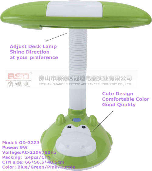 Bedside lamp Approx 35cm tall -R1 No Reserve - Pink and lime green Great Gift!
