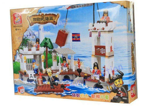 339 Piece Lego compatible Pirate - Royal Harbour