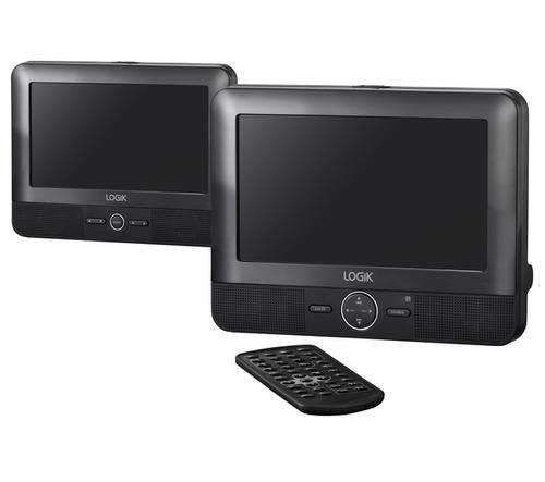 Logik Twin DVD players - Ideal entertainment on travel! R1 No Reserve *Please Read*