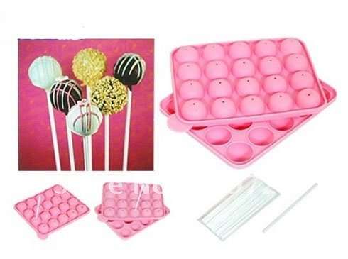 Mini silicone non stick cake pop set! R1 no reserve auction
