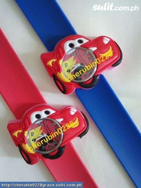 Red Disney CARS Slap on Watch - Quartz Movement- R1 no reserve auction..