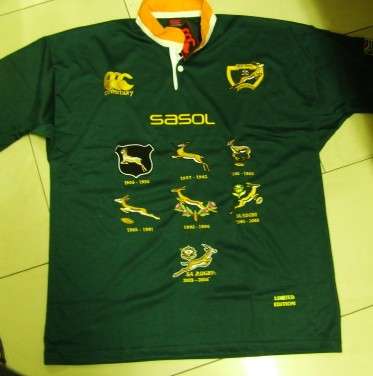 Crazy Wednesday Auction -Springbok Rugby short sleeve shirt R1 NO Reserve!!!