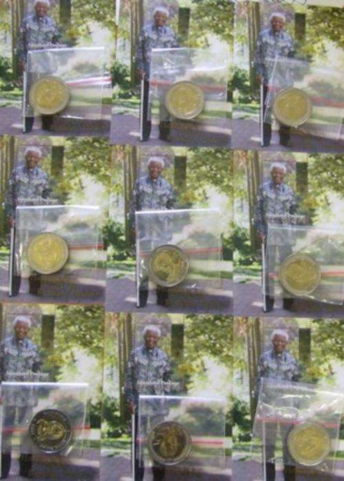 Going, going - GONE! Last ones left, Limited Released Bimetal Mandela R5 90th Birthday Coin !