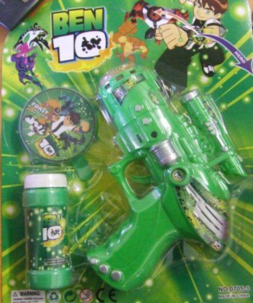 Brand NEW ben 10 Bubble blower gun with bubbles - R1 NO Reserve Auction