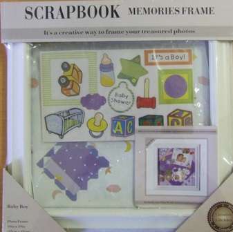 Scrapbooking Frame!  Includes 18 pieces!!! R1 No Reserve