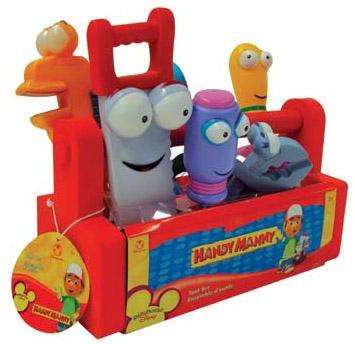 HANDY MANNY BACK PACK WITH Handy Manny toys on Auction! R1 NO RESERVE and worth the BID! ONCE ONLY