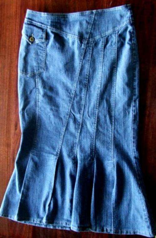 JEANS SKIRT size 36, R1 No Reserve
