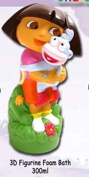20 CM HIGH DORA THE EXPLORER 3D FIGURE TOY FILLED WITH BUBBLE BATH - LOVELY!