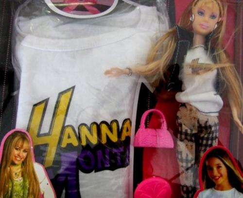 Beautifull Hannah Montana doll with T-Shirt on R1 no Reserve auction