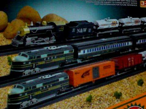 Train Play Set with over 360cm of Track - Battery operated with flash lights-R1 NO RESERVE