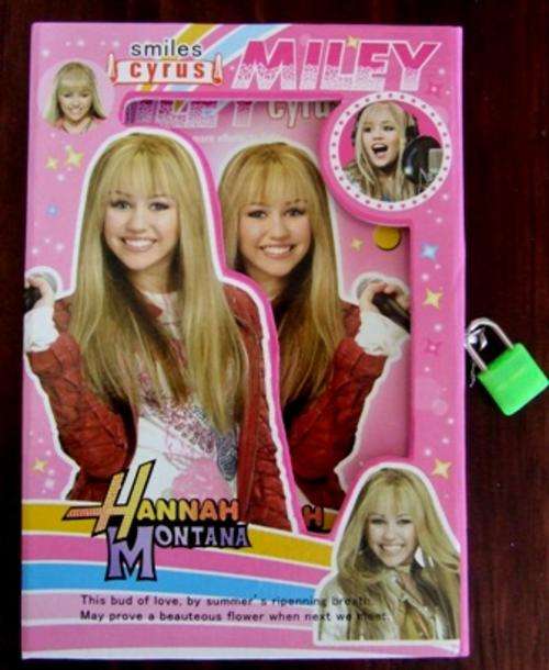 Great Value, Hannah Montana Lockable  Diary on R1 no reserve -  Auction!