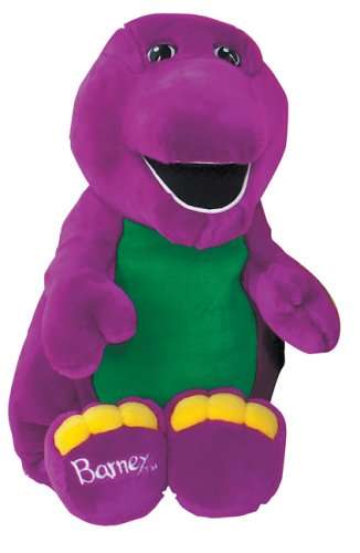 LARGE BARNEY BEAUTIFULL SOFT TOY APPROX 30CM TALL R1 NO RESERVE