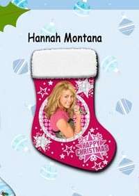 Brand NEW Hannah Montana Christmas stocking and SURPRISE TOY on R1 No RESERVE