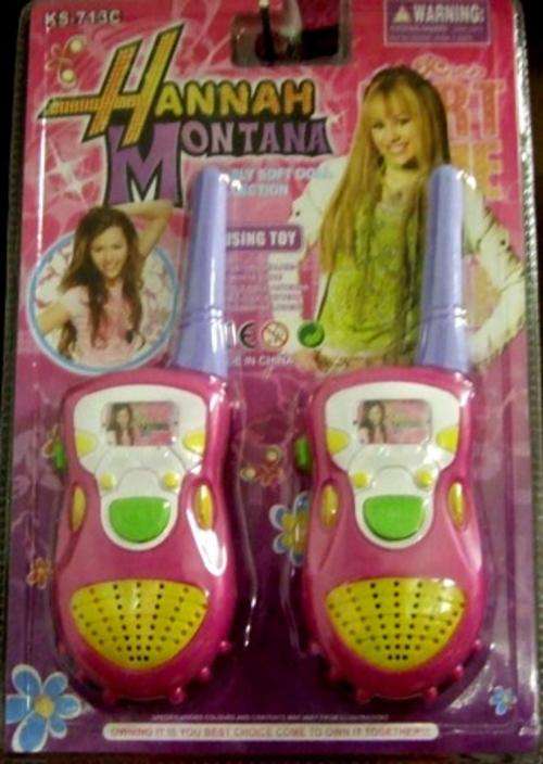 Brand NEW Hannah Montana walkie talkies GREAT gift! on Auction