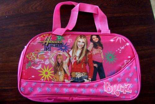 Hannah Montana sports bag (LARGE) Great asseccory to have on a Field camp Girls night out!