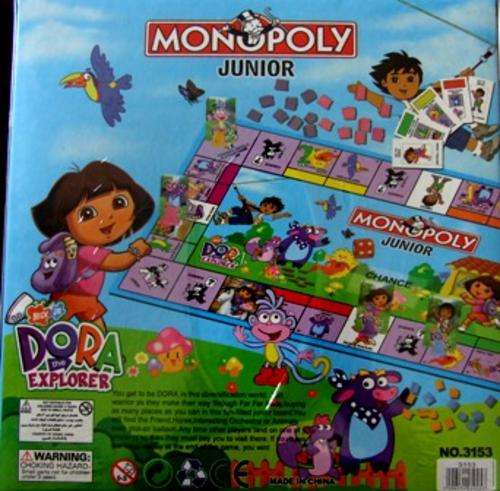 ONLY A FEW FOR CHRISTMAS! Brand NEW Junior Dora the Explorer Monopoly on R1 No RESERVE