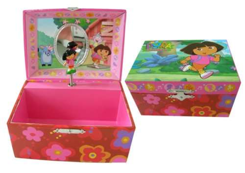 Dora wind up musical box with little dora ballerina! As cute as can be!!! R1 no reserve