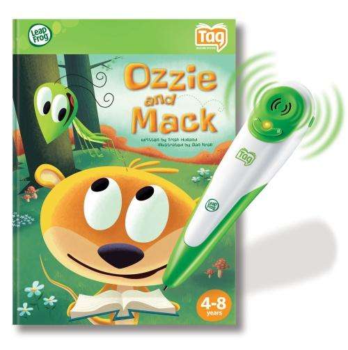 Leap frog tag Reader and Book! reading with Ozzy and Mac! Great To have for any bright learner!