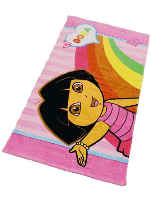 BRAND NEW DORA THE EXPLORER BEACH / BATH TOWEL