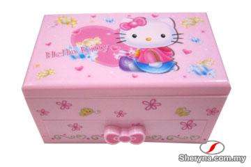 Gorgeous Musical Hello Kitty Jewellery Box - R1 No Reserve - Great Gift!