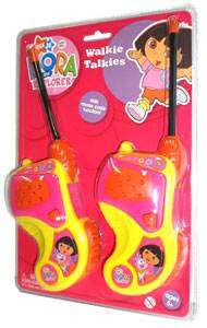 ONLY few left! Brand NEW Dora the Explorer walkie talkies GREAT gift! on Auction