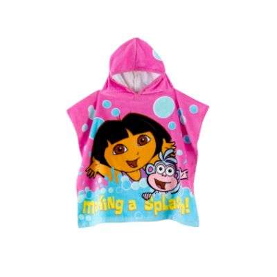 BRAND NEW Gorgeous Dora the Explorer Hoodie Towel - ON R1 NO RESERVE AUCTION
