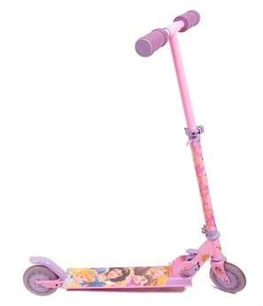 Pink Metal frame scooter Ride on - with Princess Stickers- Great Birthday Gift!