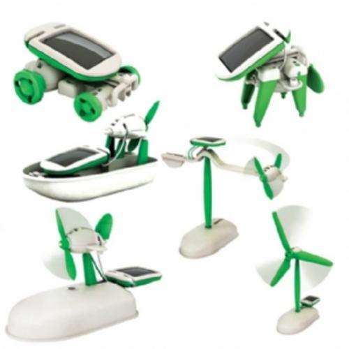 DIY 6 in 1 Soler kit, Teach children the benefits of solar energy while creat a fun toy to play with