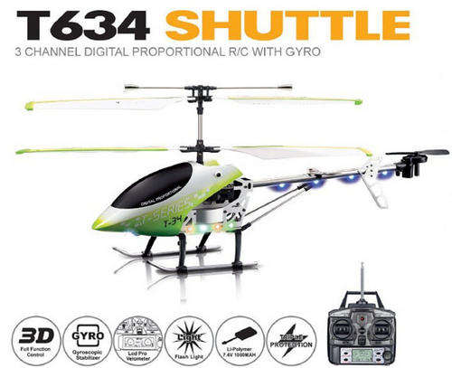 LARGE 500mm T634 with LCD pro velometer R/Control - Build in GYRO! Great Gift idea!