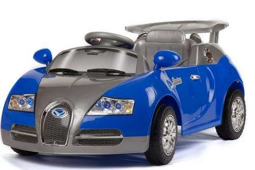 Cool Battery operated Blue Bugatti look alike + Bonus Remote for the parents! Great Gift idea