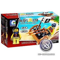 Pirates Raid Invincible Pirates Chariots Lego compatible set! 28 piece - R1 no reserve auction
