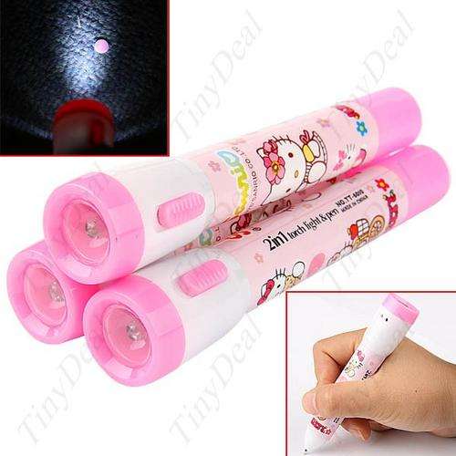 Hello Kitty 2 in 1 torch light and pen - R1 No Reserve - Great Gift!