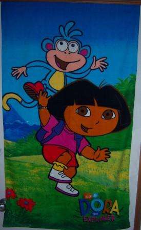 BRAND NEW Gorgeous Dora the Explorer Towel - ON R1 NO RESERVE AUCTION
