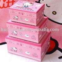 Brand New Hello kitty square Gift Box Set of 3 - On Auction R1 no Reserve...