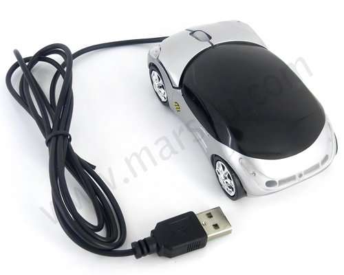 Car Shape Optical Mouse - USB, 800 DPI, Great Gift!
